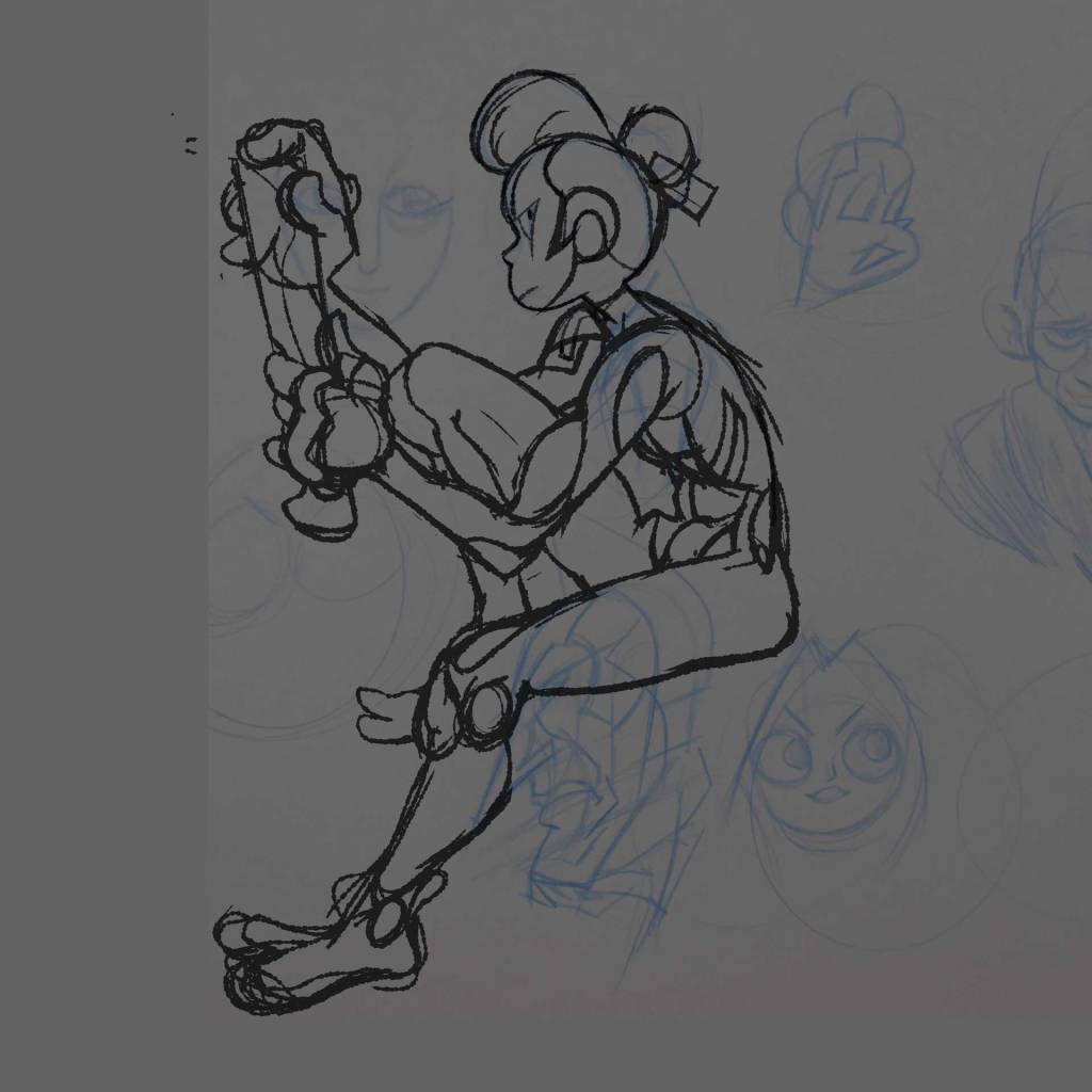 rough line for space warrior warmup