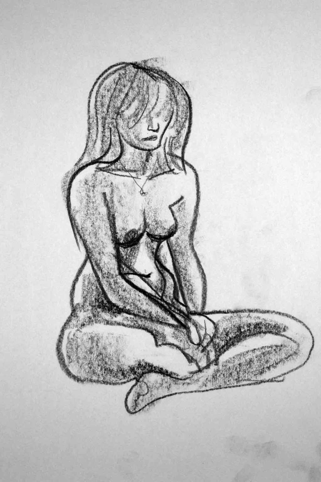 Sitting woman